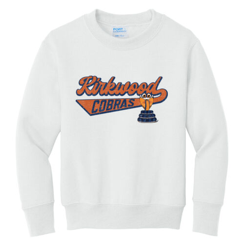 Kirkwood- Distressed - Youth Core Fleece Crewneck Sweatshirt Thumbnail